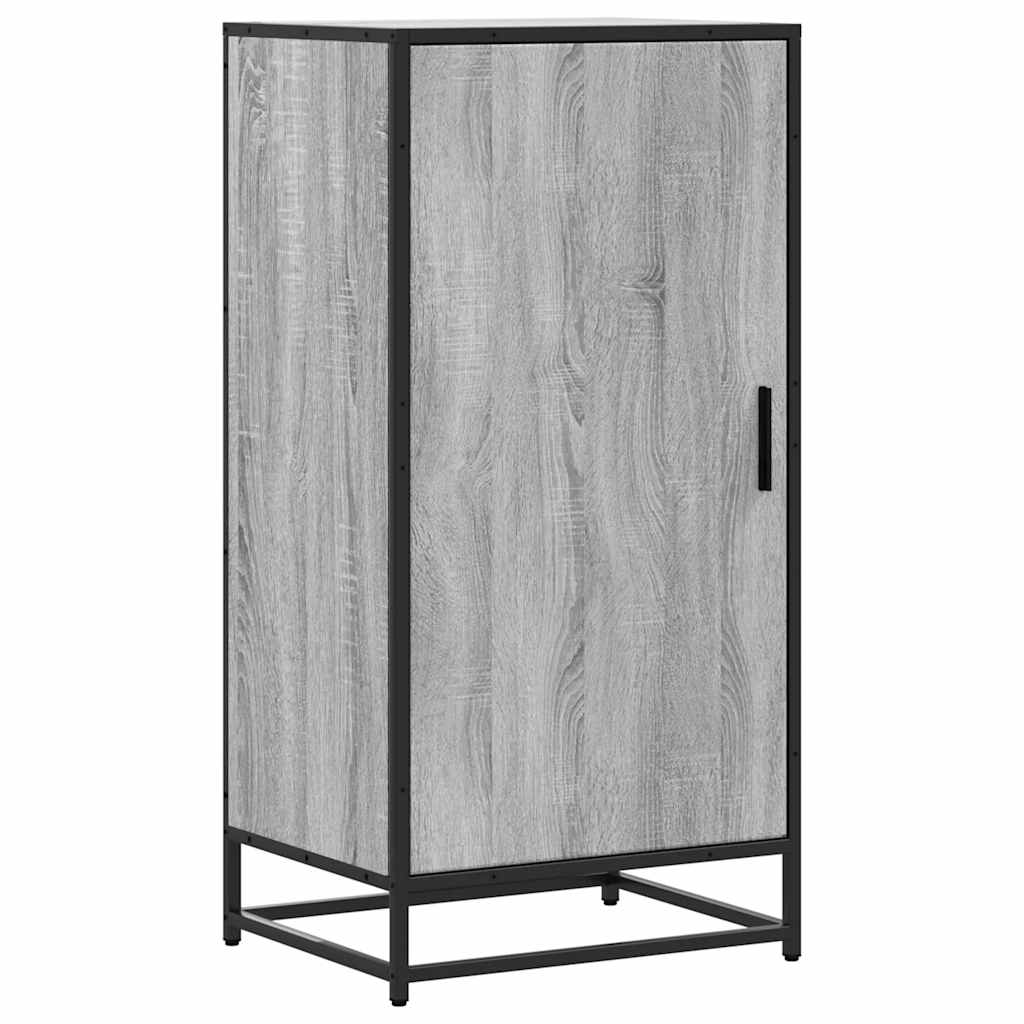 Vidaxx étagère à chaussures 48x38x97,5 cm bois fini gris couleur chêne sonoma