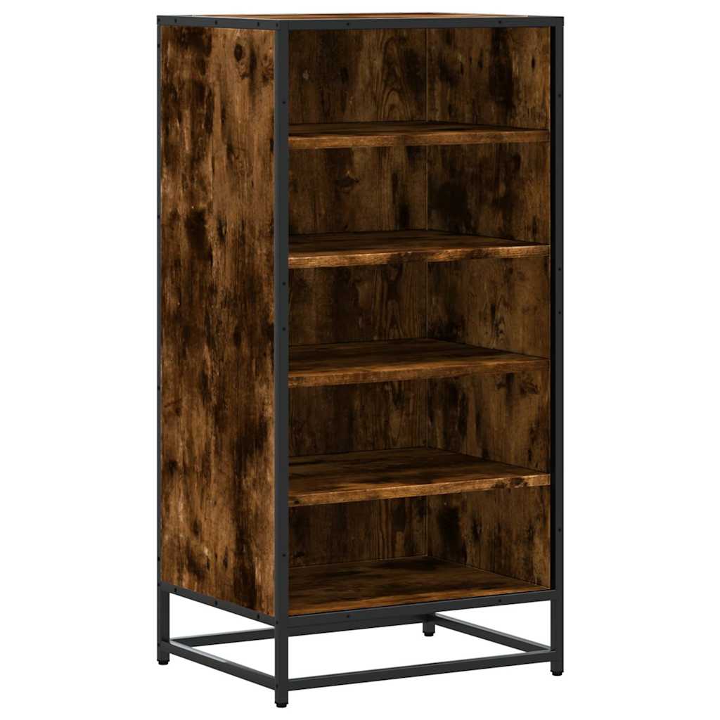 Vidaxx étagère à chaussures 48x38x97,5 cm bois traité, chêne fumé