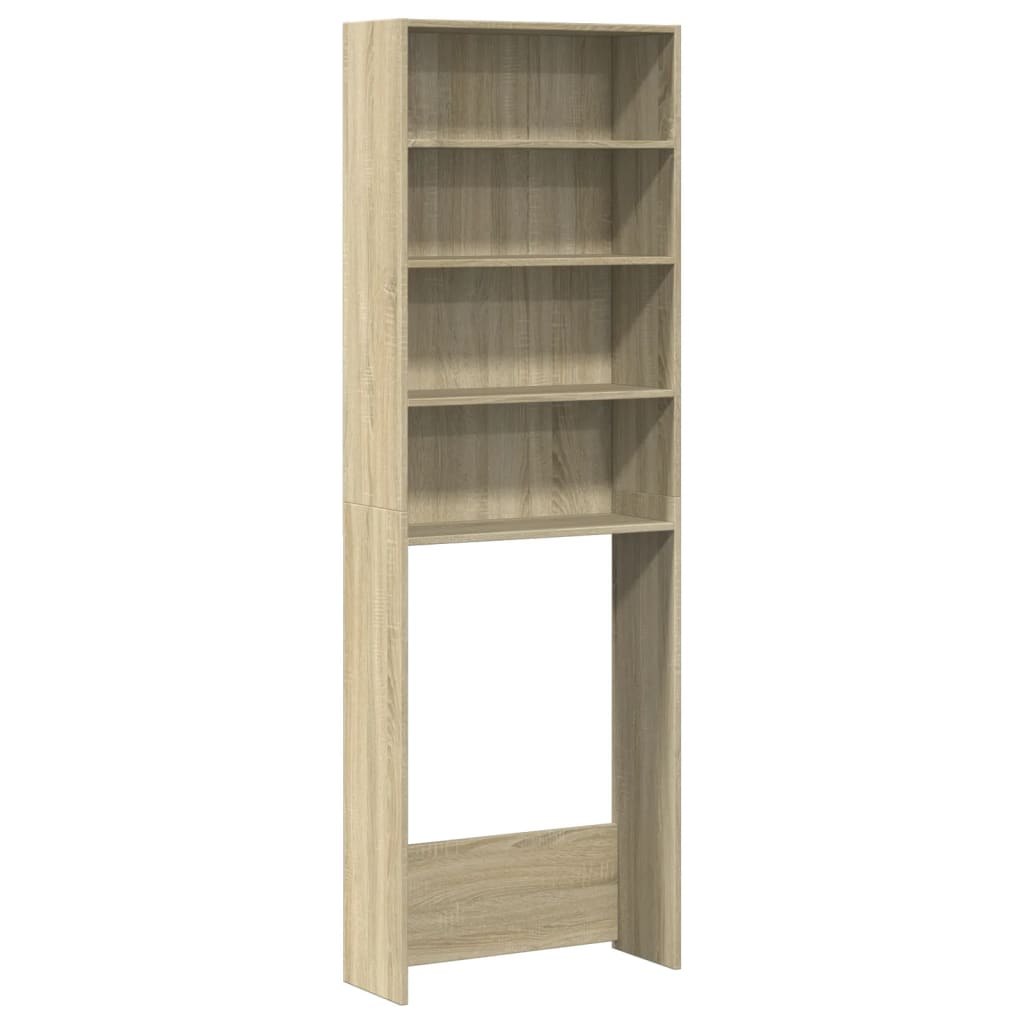 Vidaxx meuble lave-linge 64x24x190 cm finition bois et chêne sonoma coloré