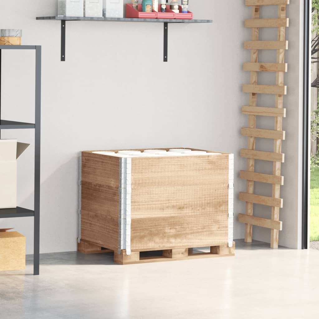 VidaXL Cadres supérieurs de palette 3 pcs 80x60 cm bois de pin massif