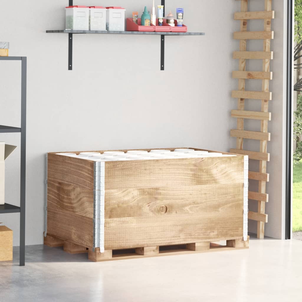 VidaXL Cadres supérieurs de palette 3 pcs 120x80 cm bois de pin massif
