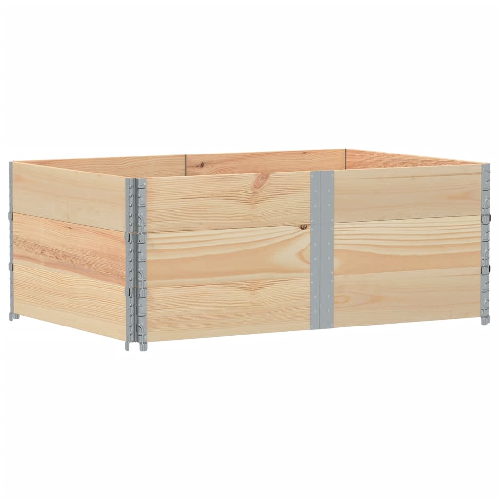 VidaXL Cadres supérieurs de palette 3 pcs 150x100 cm bois de pin massif