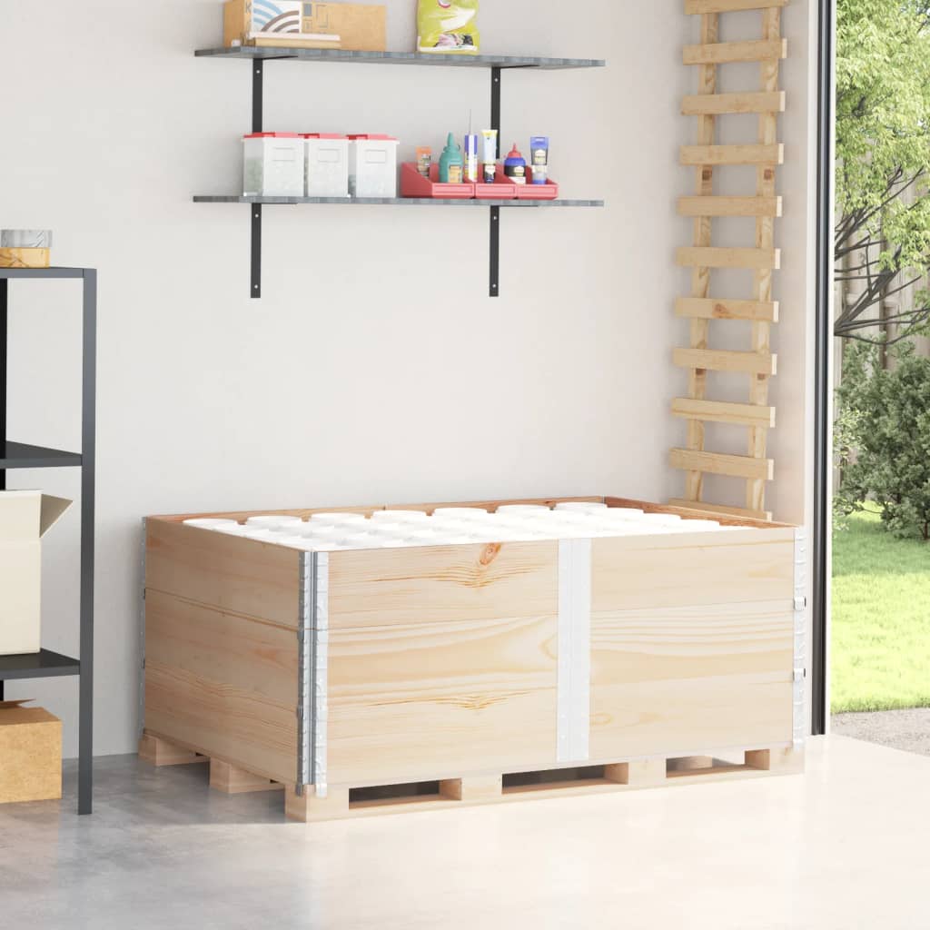 VidaXL Cadres supérieurs de palette 3 pcs 150x100 cm bois de pin massif