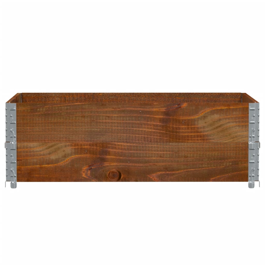 Vidaxx jardinière 120x80 cm bois de pin massif marron