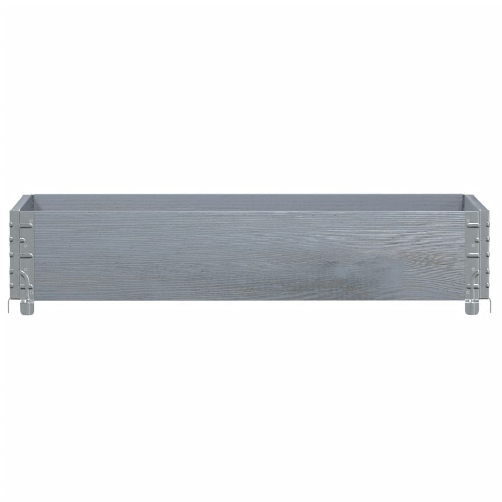 Vidaxx jardinière 100x50 cm bois de pin massif gris