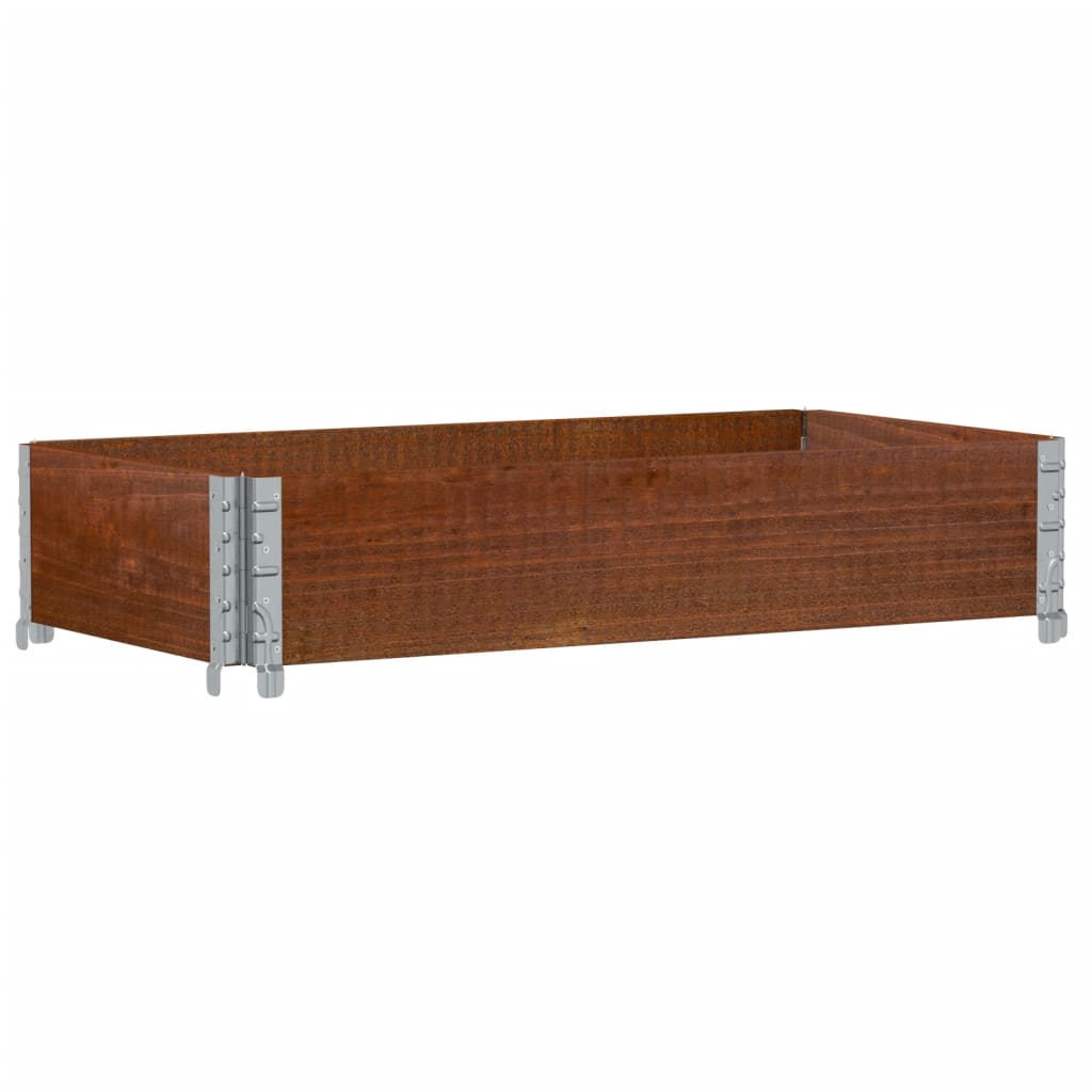 Vidaxx jardinière 100x50 cm bois de pin massif marron