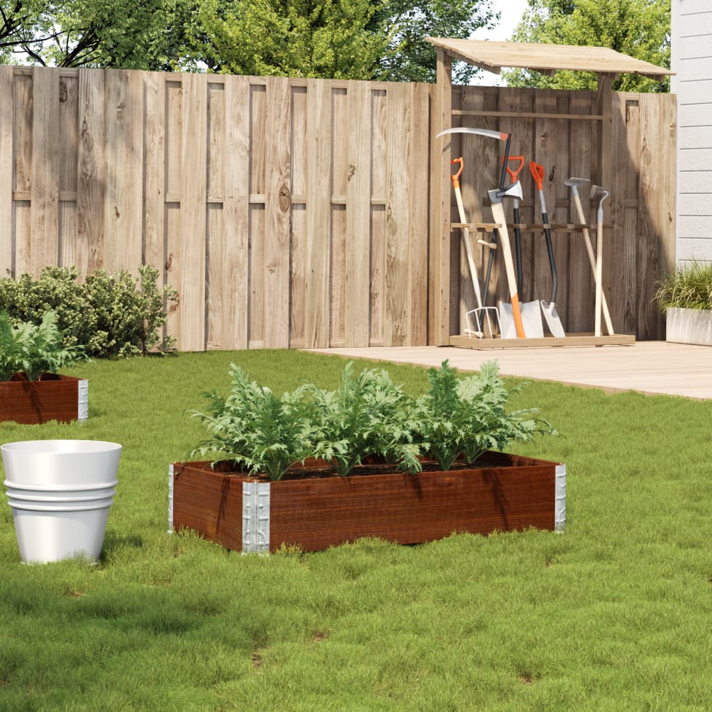 Vidaxx jardinière 100x50 cm bois de pin massif marron