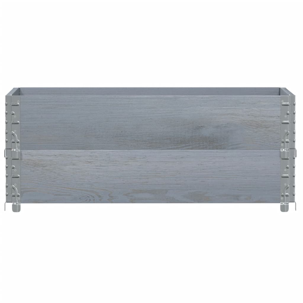 Vidaxx jardinière 100x50 cm bois de pin massif gris