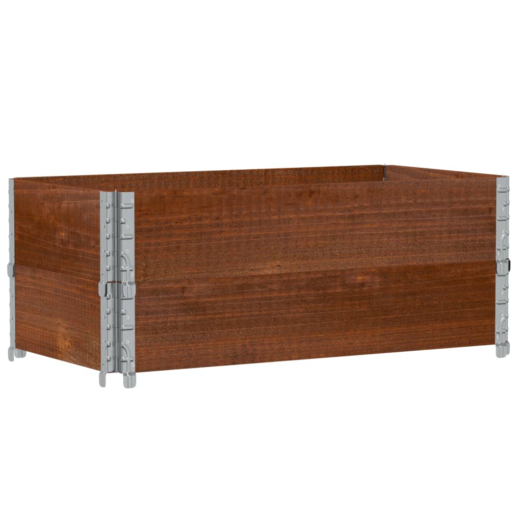 Vidaxx jardinière 100x50 cm bois de pin massif marron