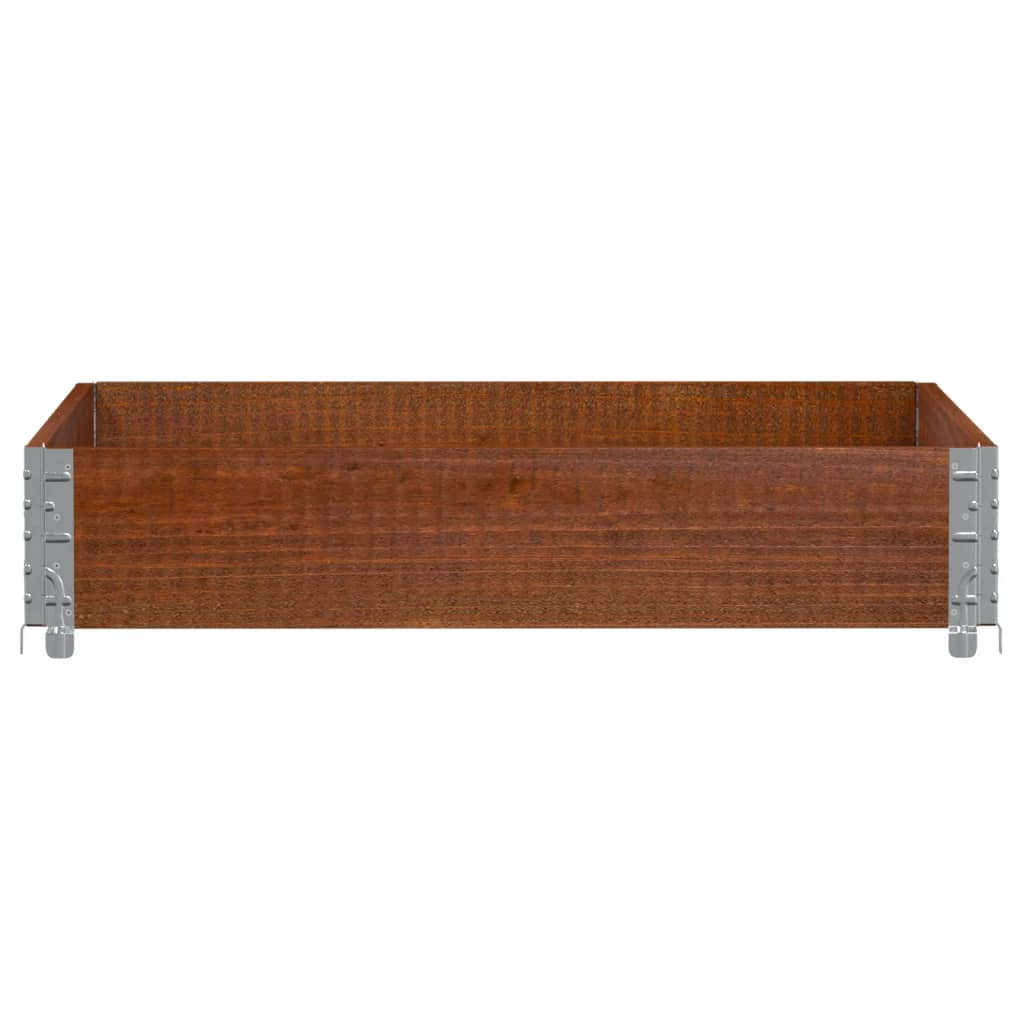 Vidaxx jardinière 100x100 cm bois de pin massif marron