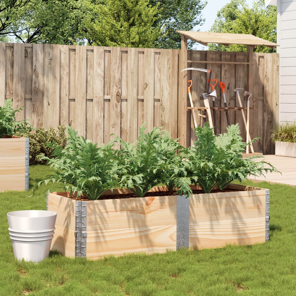Vidaxx jardinière 150x50 cm bois de pin massif