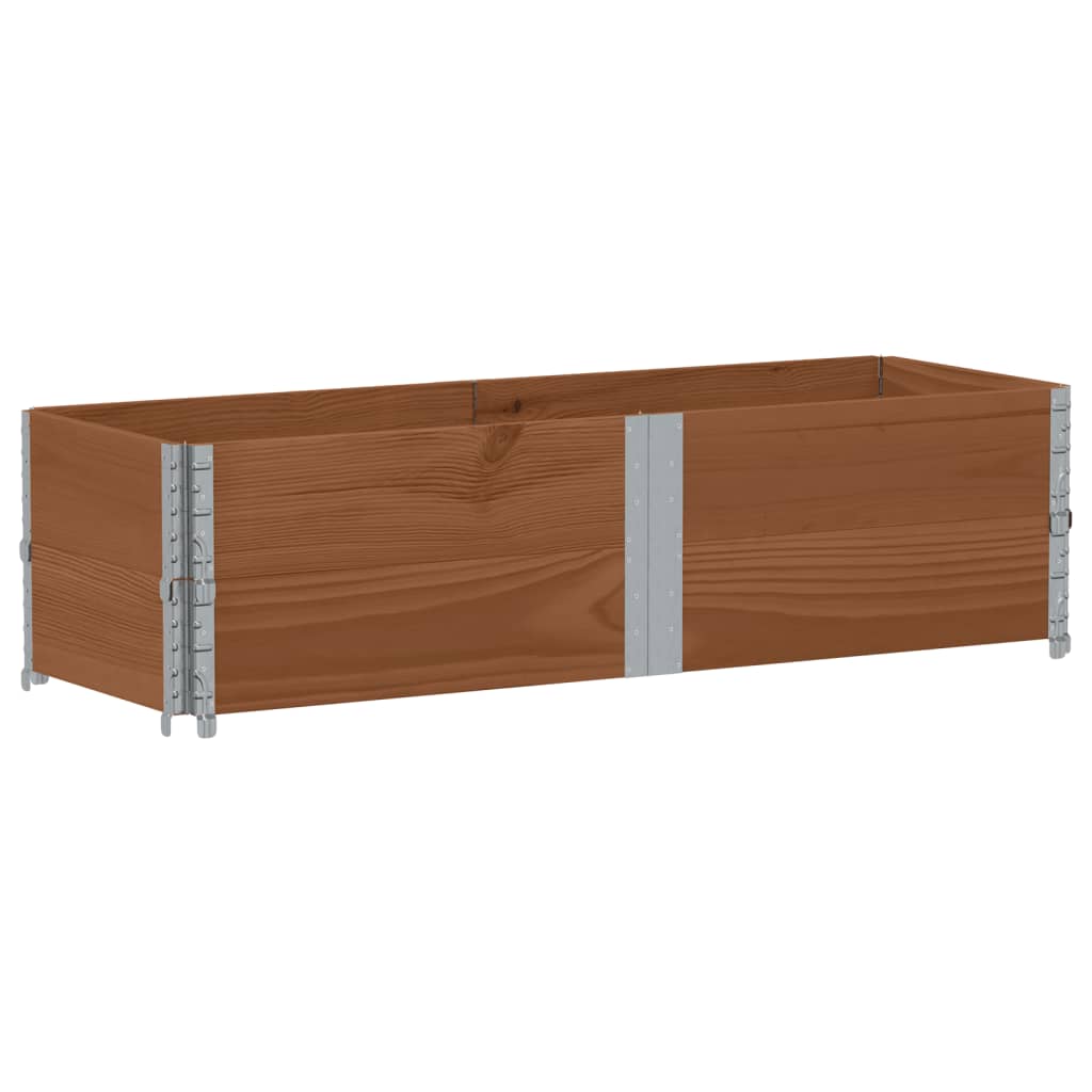 Vidaxx jardinière 150x50 cm bois de pin massif marron