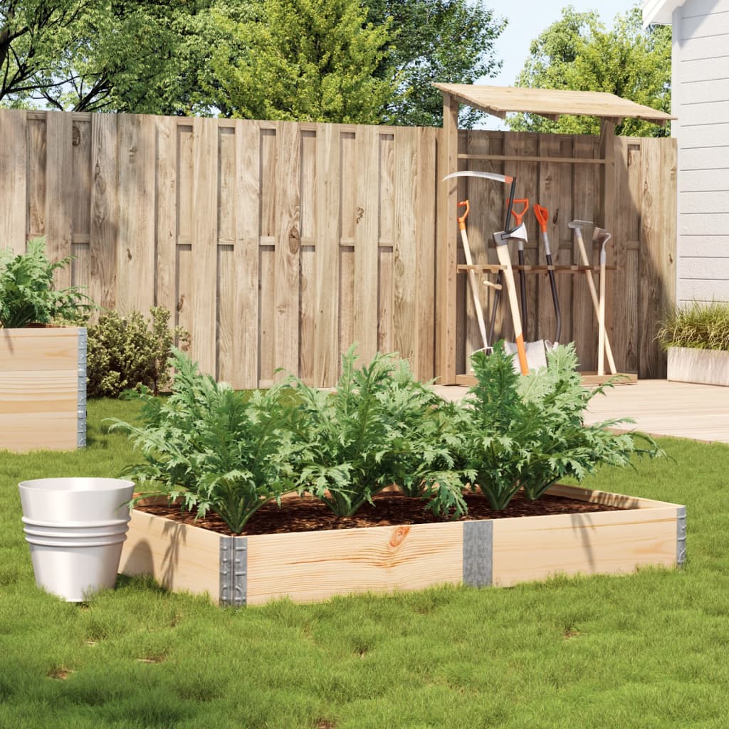 Vidaxx jardinière 150x100 cm bois de pin massif
