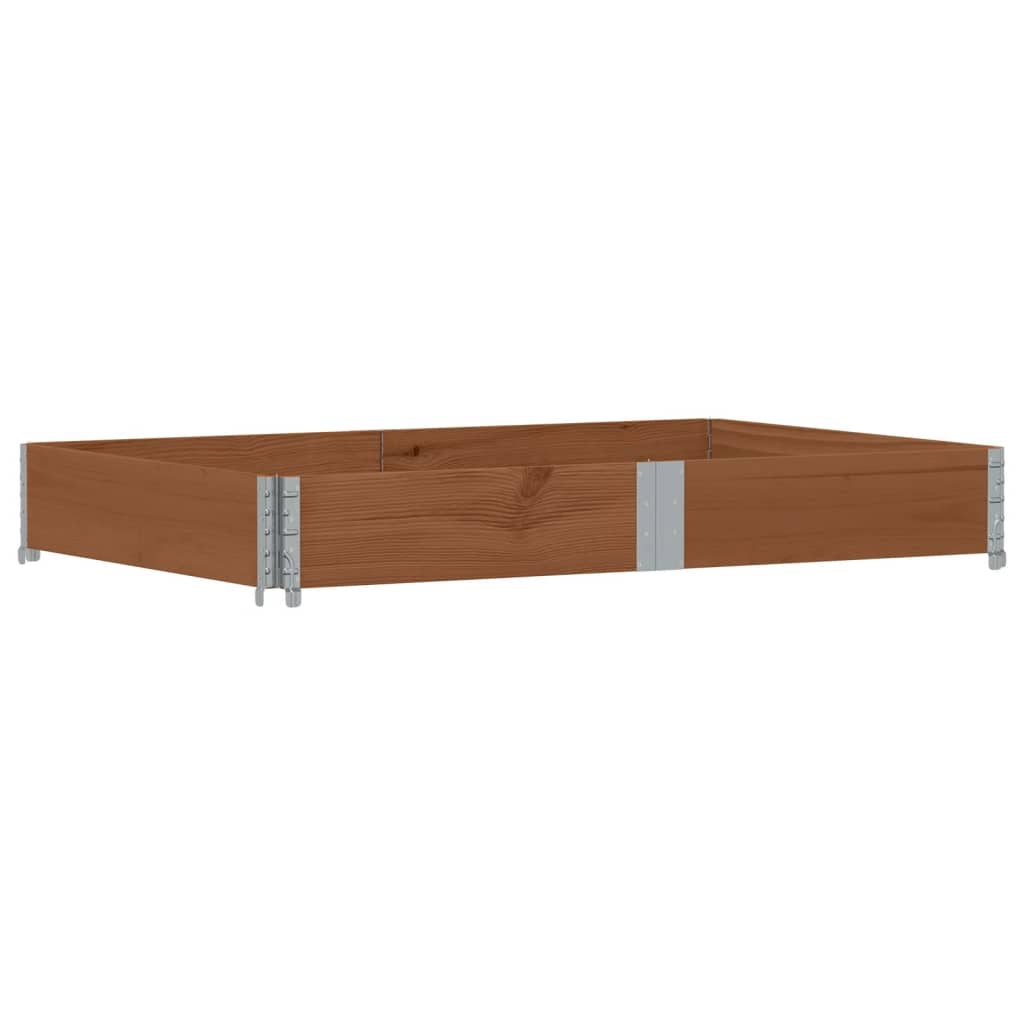 Vidaxx jardinière 150x100 cm bois de pin massif marron