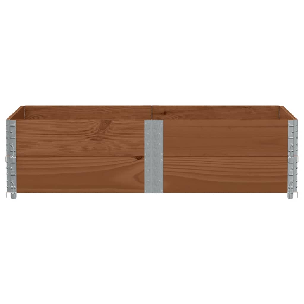 Vidaxx jardinière 150x100 cm bois de pin massif marron