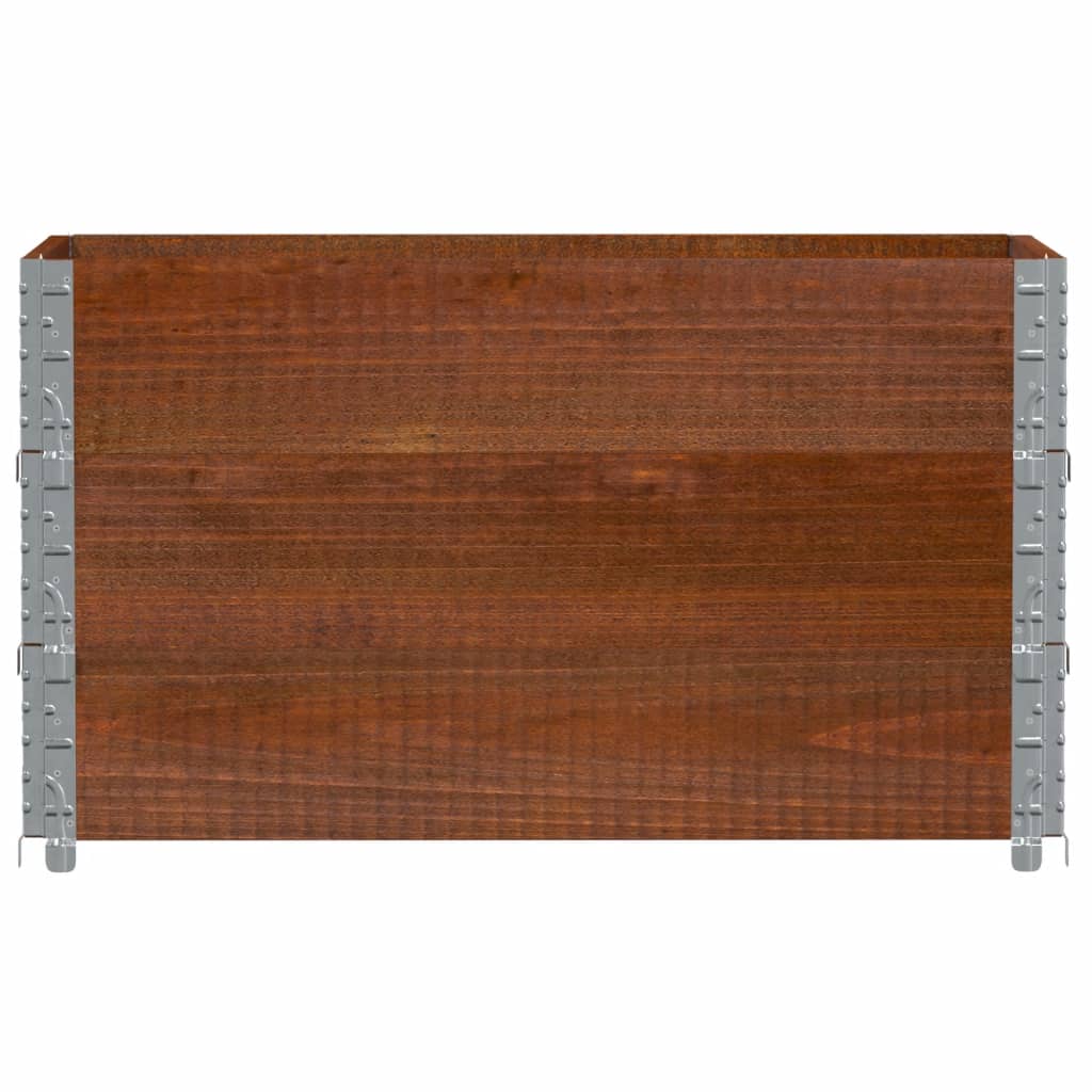 VidaXL Jardinière 100x50 cm bois de pin massif marron