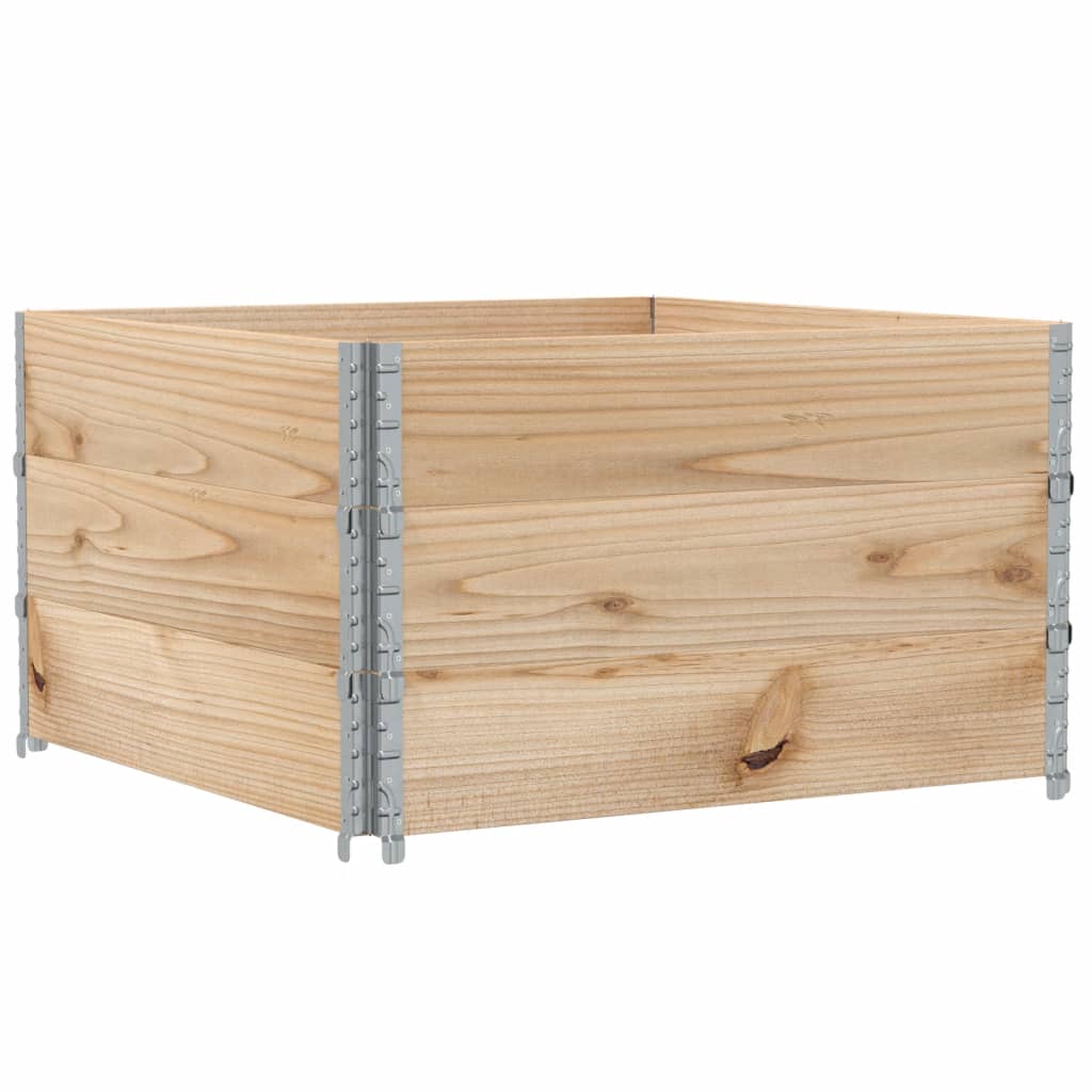 VidaXL Jardinière 100x100 cm bois de pin massif