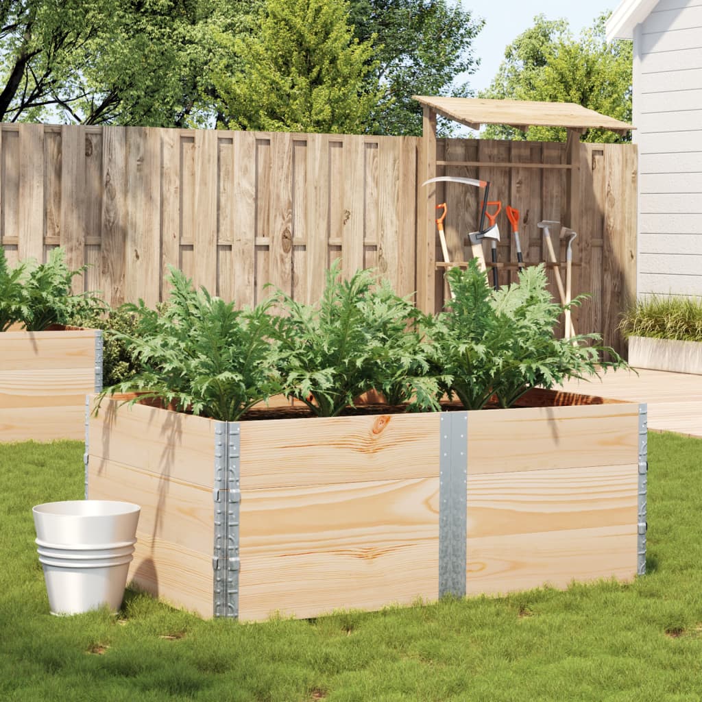 VidaXL Jardinière 150x100 cm bois de pin massif