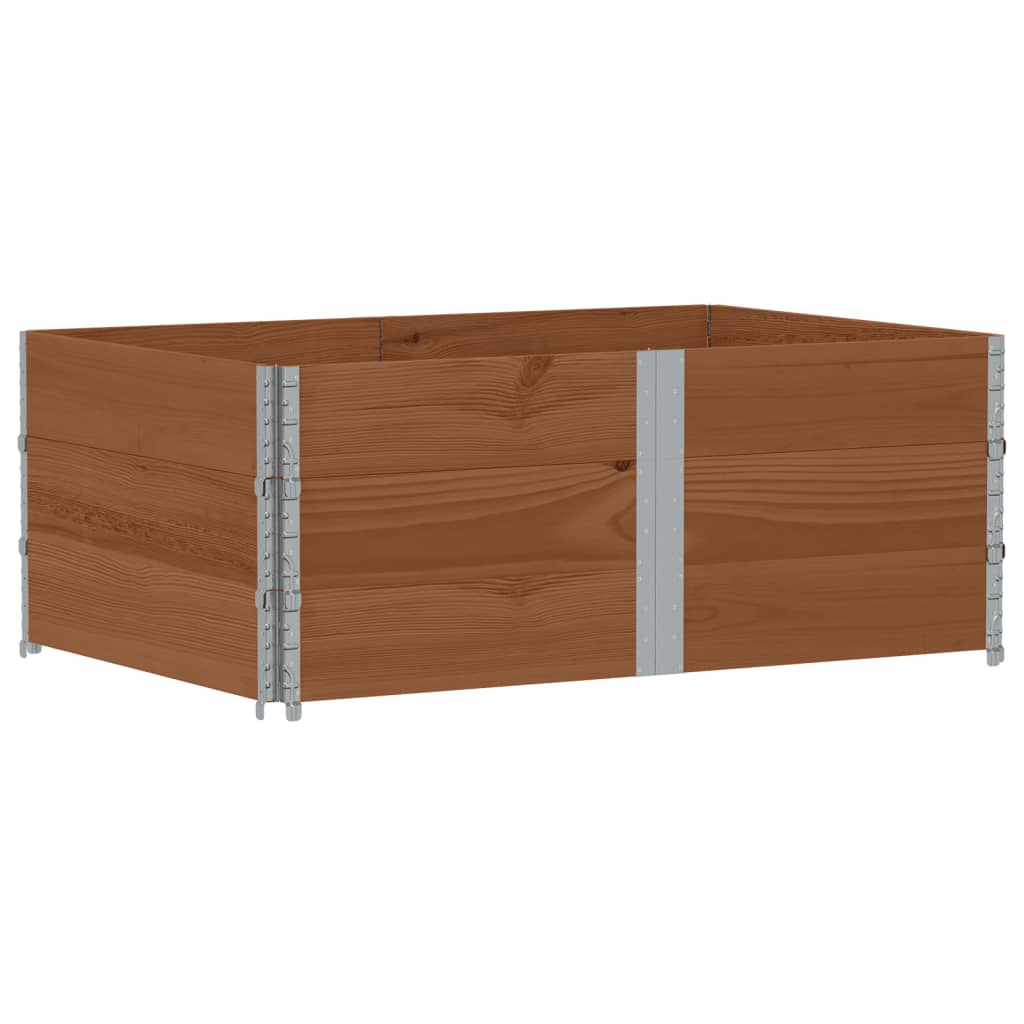 VidaXL Jardinière 150x100 cm bois de pin massif marron