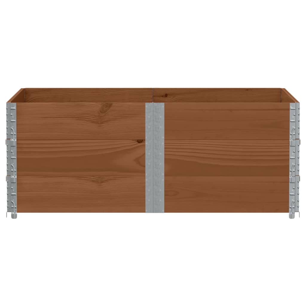VidaXL Jardinière 150x100 cm bois de pin massif marron