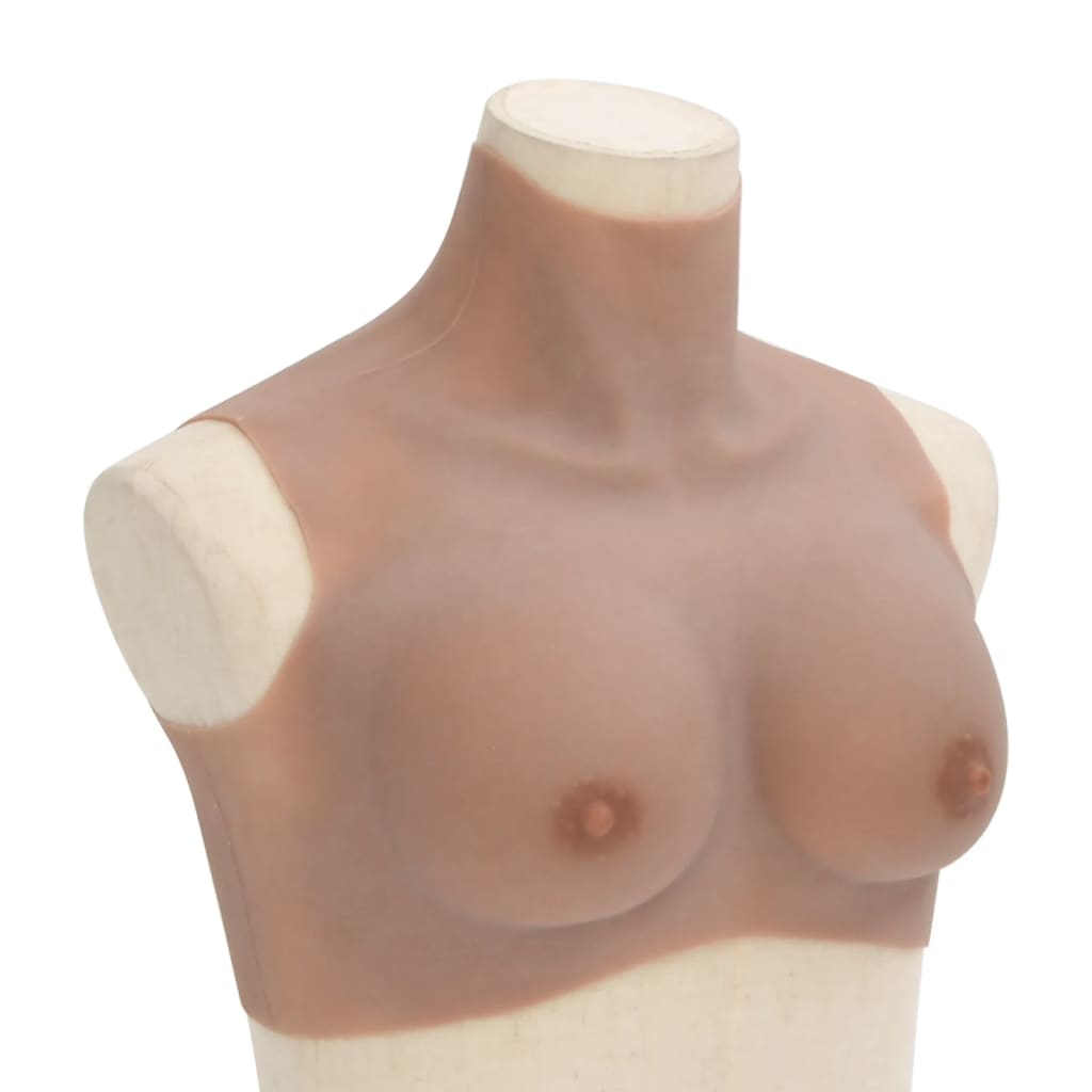VidaXL Prothèse mammaire bonnet B silicone beige