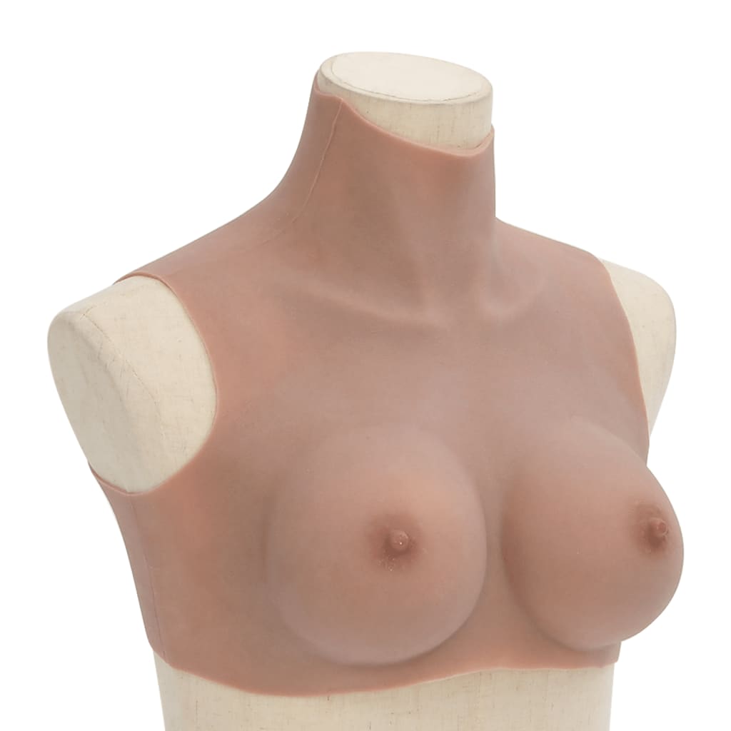 VidaXL Prothèse mammaire bonnet C silicone beige