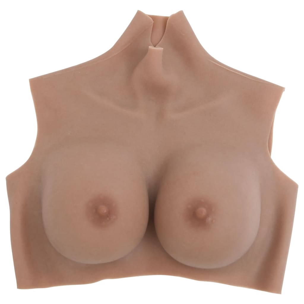 VidaXL Prothèse mammaire E-cup silicone beige