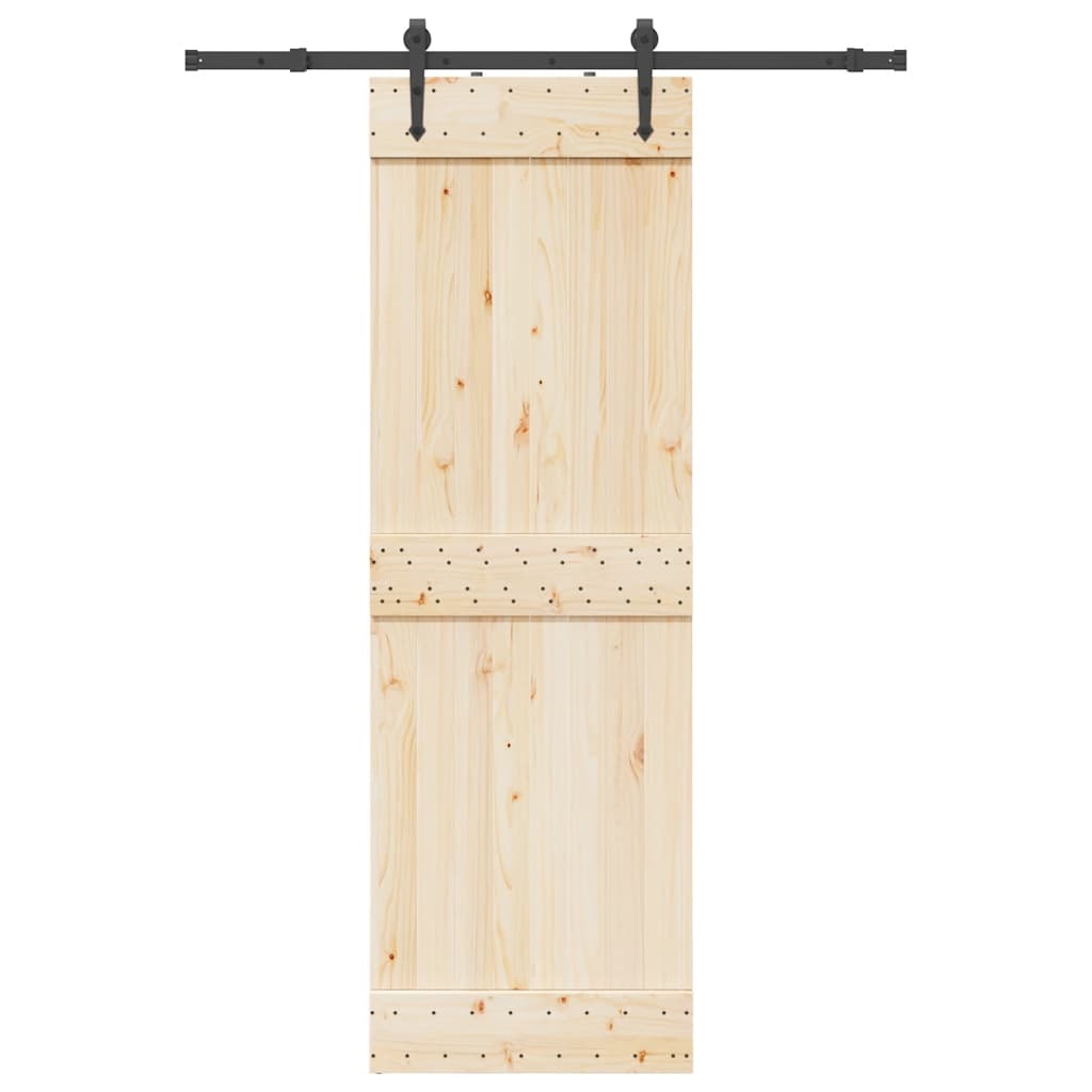 Vidaxxl boîte avec pièces pour porte coulissante 152,5 cm acier noir