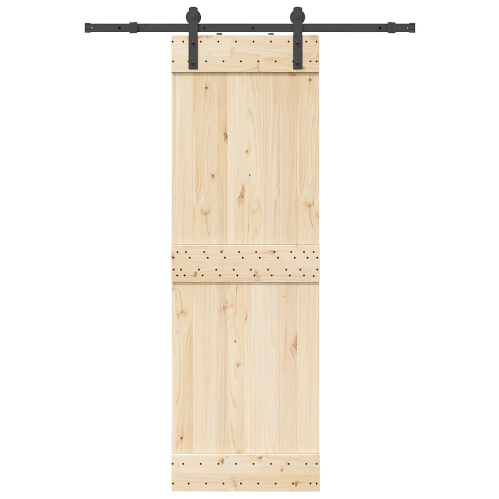 Vidaxxl boîte avec pièces pour porte coulissante 152 cm acier noir