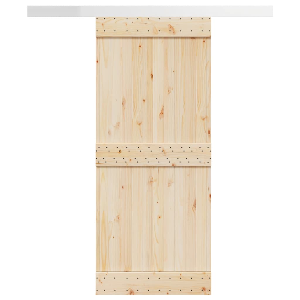 Vidaxx kit de ferrures pour porte coulissante 183 cm en alliage d'aluminium couleur argent