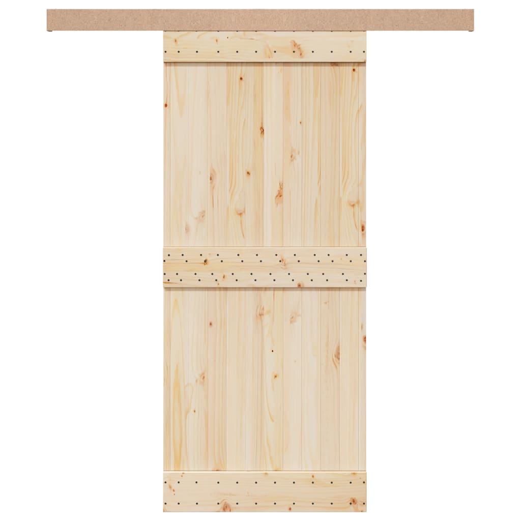 Vidaxx kit de ferrures pour porte coulissante 183 cm en alliage d'aluminium couleur argent