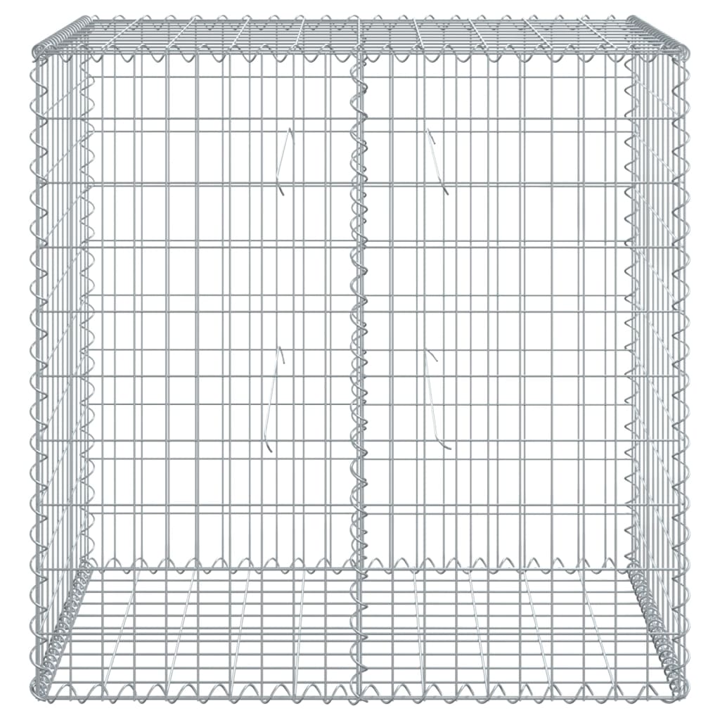 Gabion Vidaxx 100x50x100 cm fer galvanisé couleur argent