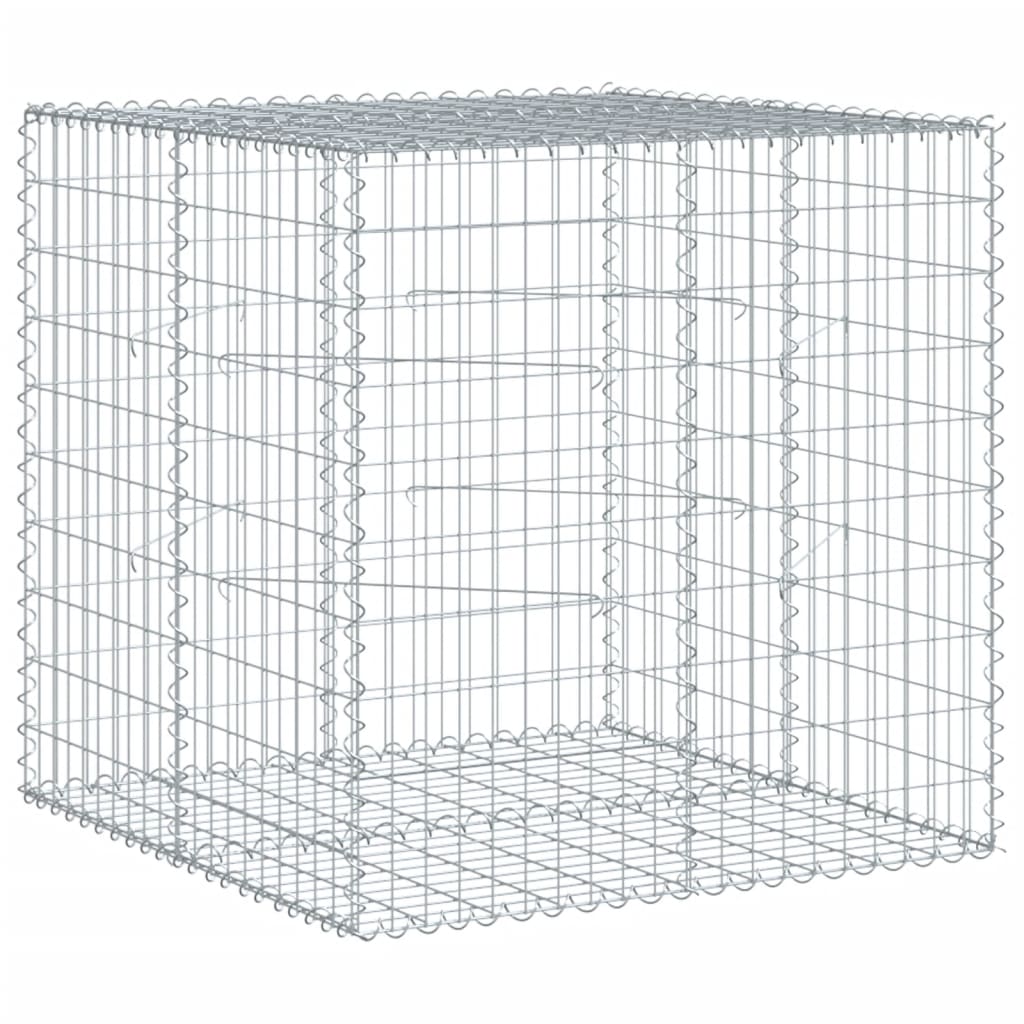 Gabion Vidaxx 100x100x100 cm fer galvanisé couleur argent