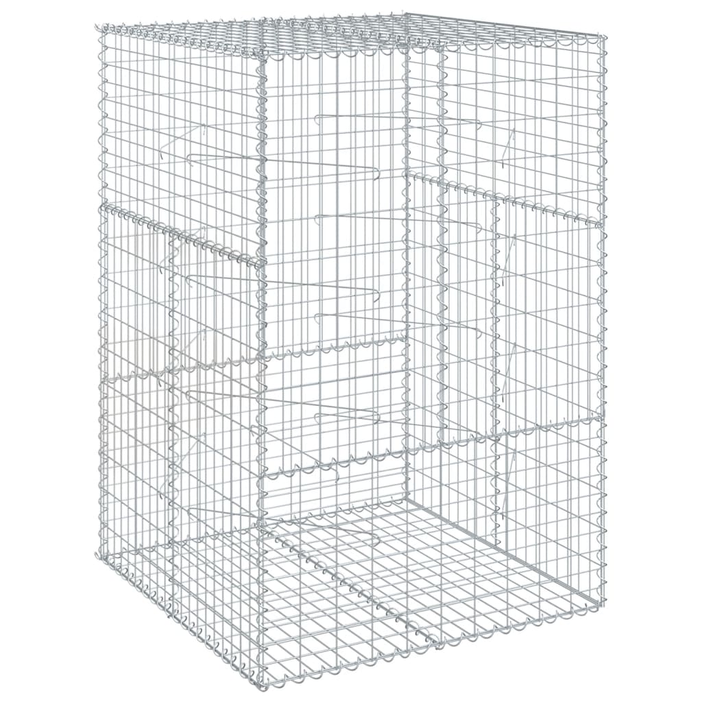 Gabion Vidaxx 100x100x150 cm fer galvanisé couleur argent
