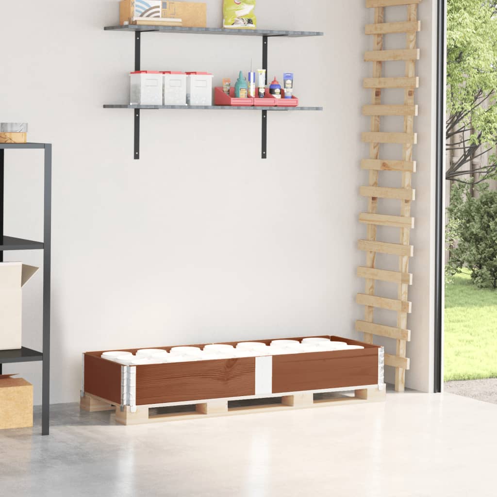 Vidaxx bord supérieur de palette 150x50 cm bois de pin massif marron