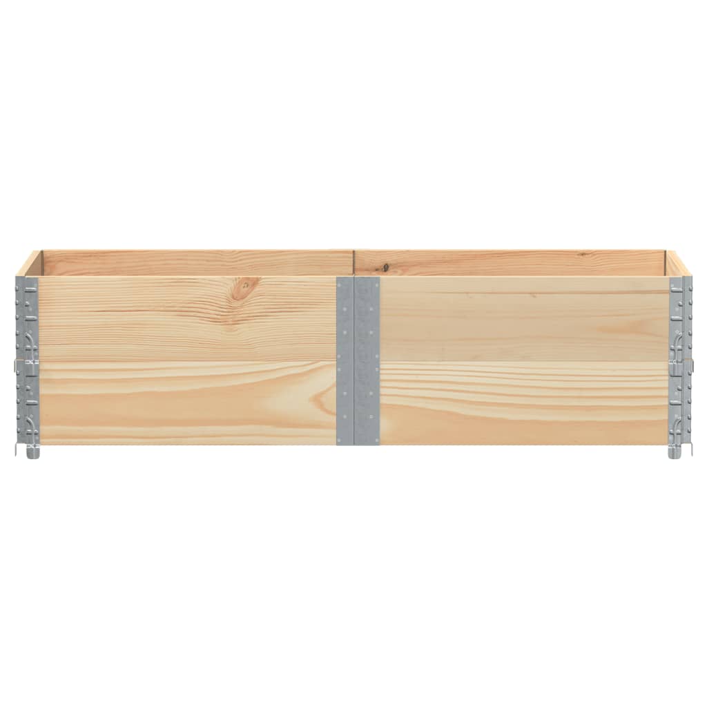 Vidaxx rehausses de palettes 2 pcs 150x50 cm bois de pin massif