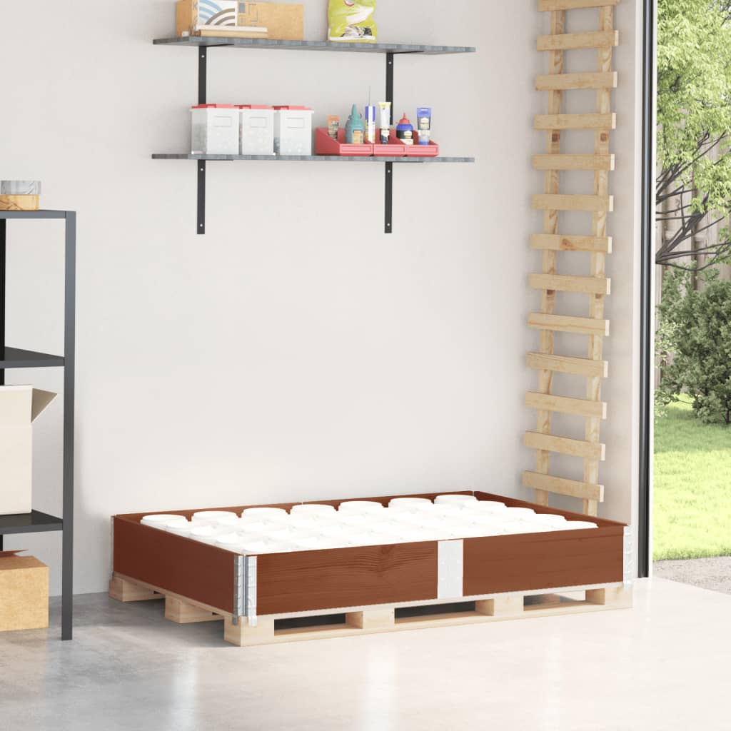 Vidaxx bord supérieur de palette 150x100 cm bois de pin massif marron