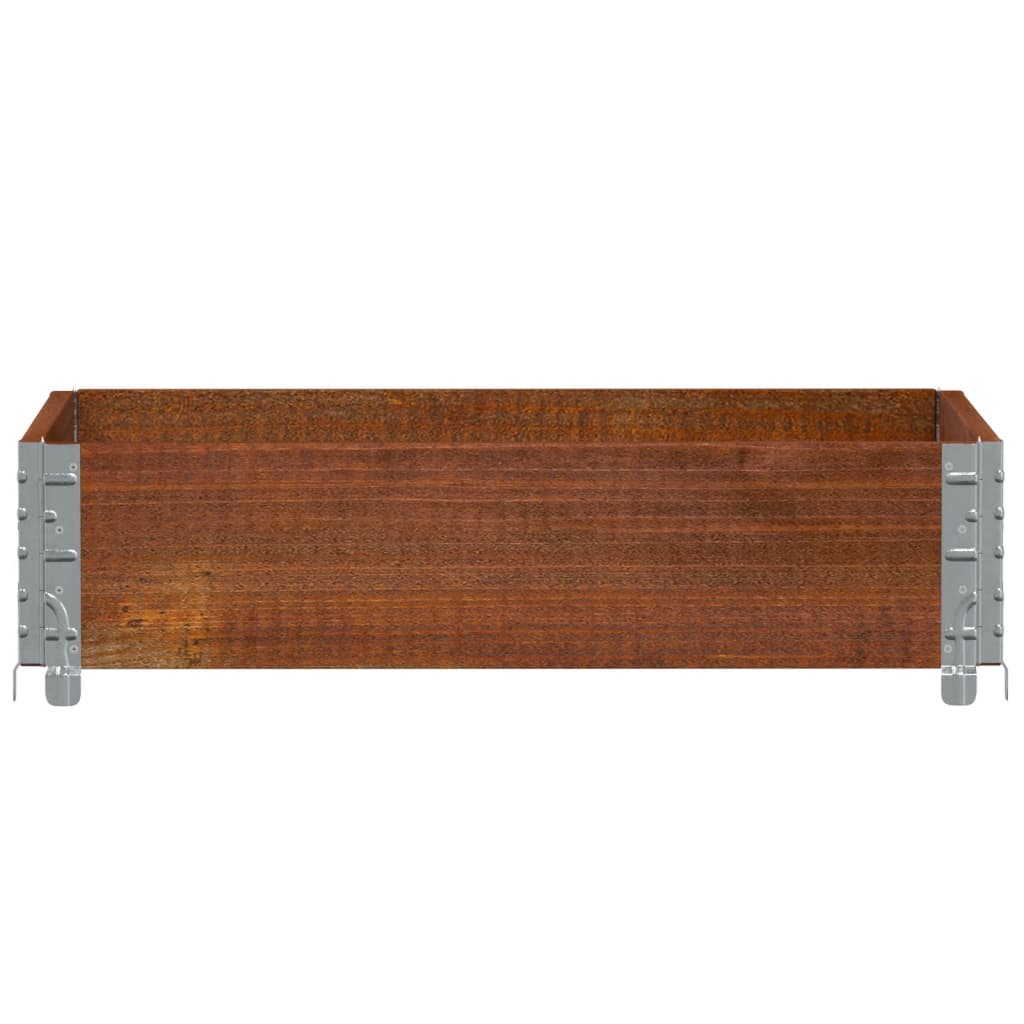 Vidaxx jardinière 80x60 cm bois de pin massif marron