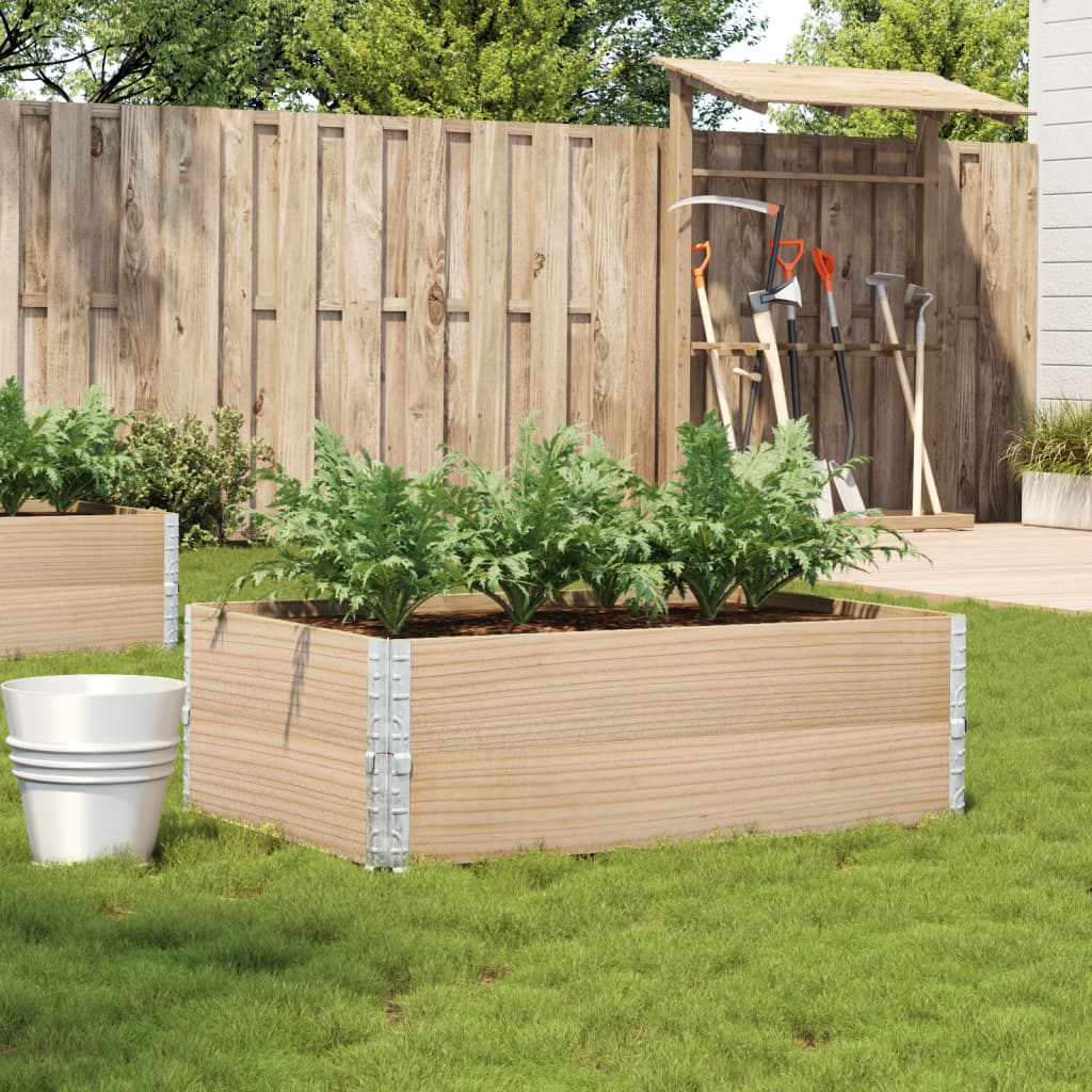Vidaxx jardinière 120x80 cm bois de pin massif