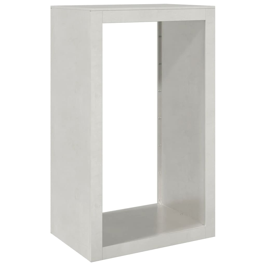 Vidaxx support à bois de chauffage 60x40x100 cm en acier inoxydable