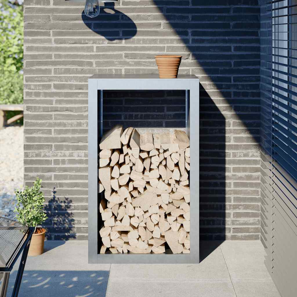 Vidaxx support à bois de chauffage 60x40x100 cm en acier galvanisé