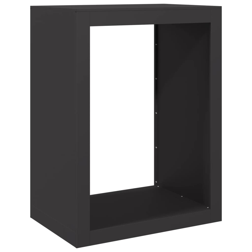 Vidaxx support à bois de chauffage 60x40x80 cm acier noir
