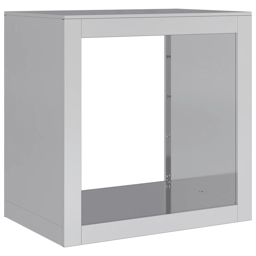 Vidaxx support à bois de chauffage 60x40x60 cm en acier galvanisé