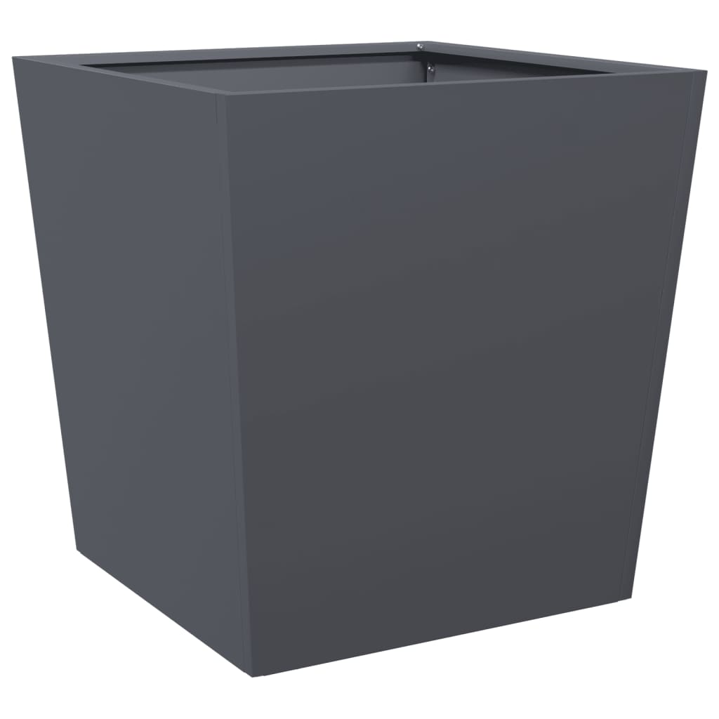 Vidaxx jardinière 50x50x50 cm acier anthracite