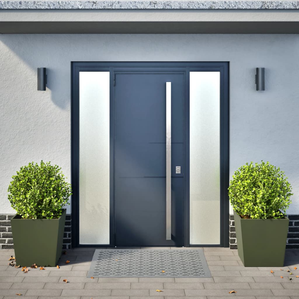 Vidaxx jardinières 2 pcs 50x50x50 cm acier vert olive