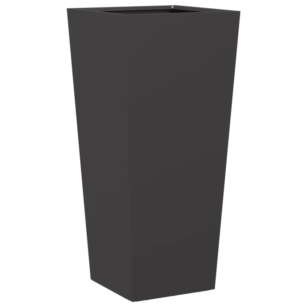 Vidaxx jardinière 35x35x75 cm acier noir
