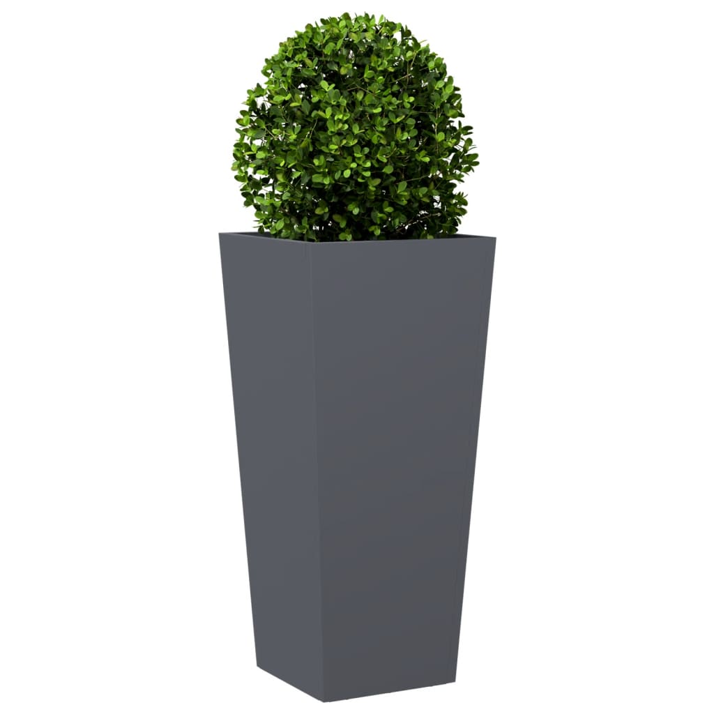 Vidaxx jardinière 35x35x75 cm acier anthracite