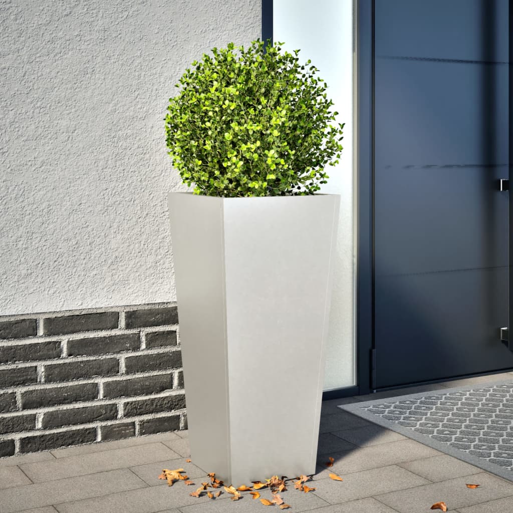 Jardinière Vidaxx 35x35x75 cm acier inoxydable