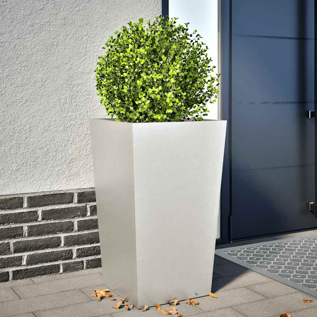 Jardinière Vidaxx 45x45x75 cm acier inoxydable