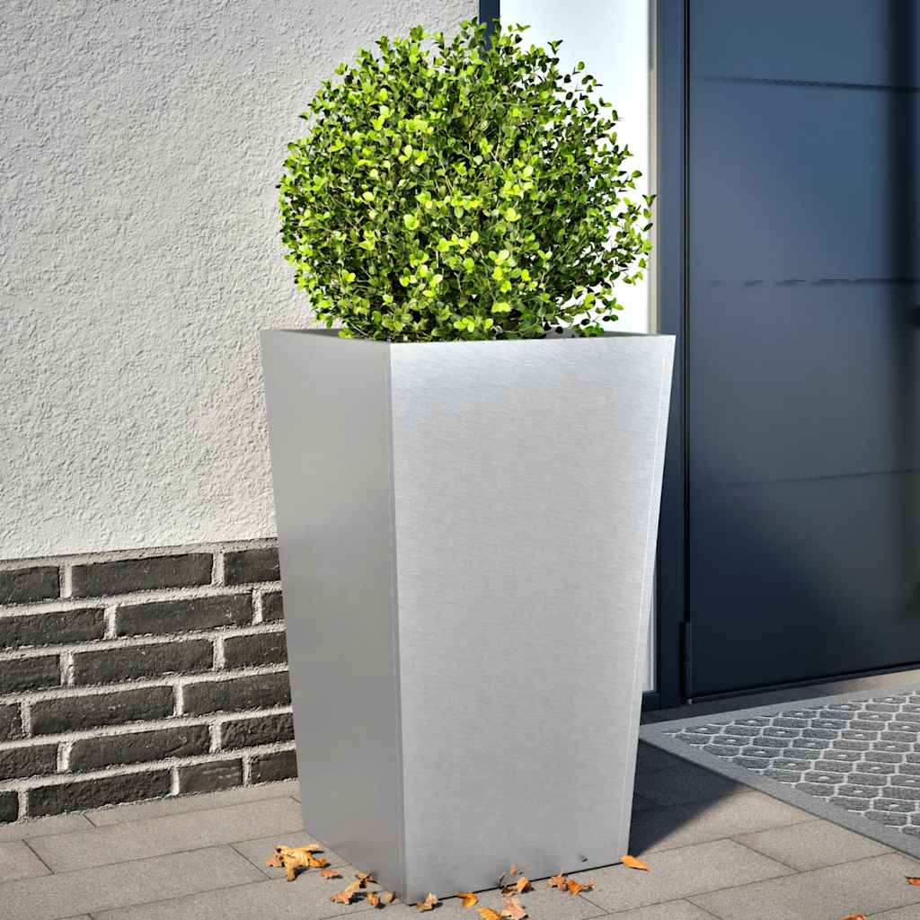 Vidaxx jardinières 2 pcs 45x45x75 cm acier galvanisé